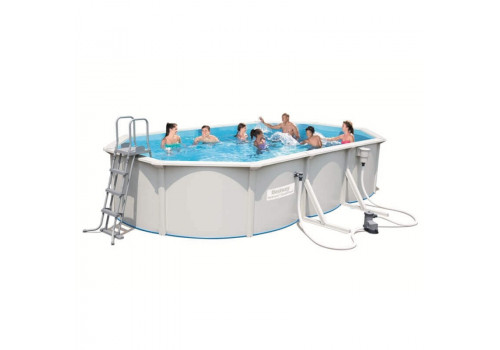 Стальной овальный бассейн Hydrium Oval Pool Set 610х360х120 см, фильтр-насос 5678л/ч