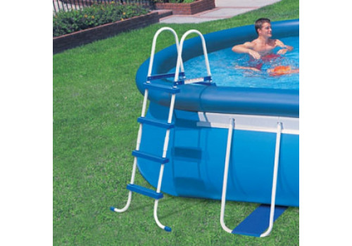 Каркасный бассейн Oval Frame Pool, 610х366х122 см + фильтр-насос + аксессуары 28194/54934