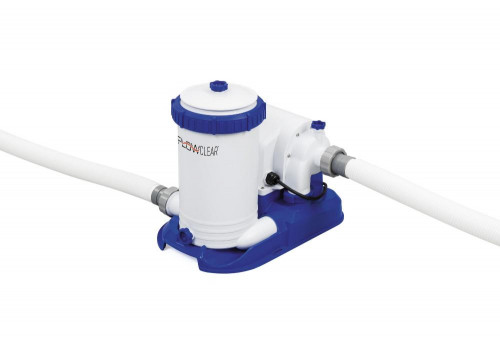 5611T Bestway Овальный каркасный бассейн, 732х366х122см +фильтр-насос, лестница, тент