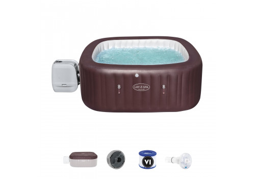 60033 Bestway Джакузи надувное Maldives HydroJet, 201х201х80см