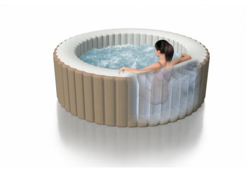Intex 28476 Джакузи надувное 196х71см (теплосберегающий тент-чехол)