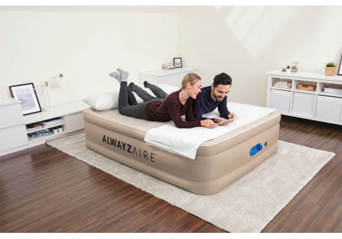 BestWay 69054 Двухспальная кровать 152х203х51см+насос с автоподкачкой