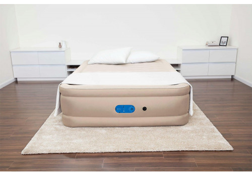 BestWay 69054 Двухспальная кровать 152х203х51см+насос с автоподкачкой
