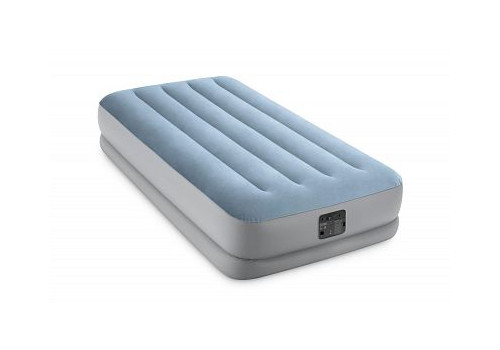 Надувная кровать 99х191х36см «Raised Comfort» с подголовником, встр.нас. 220В 64166