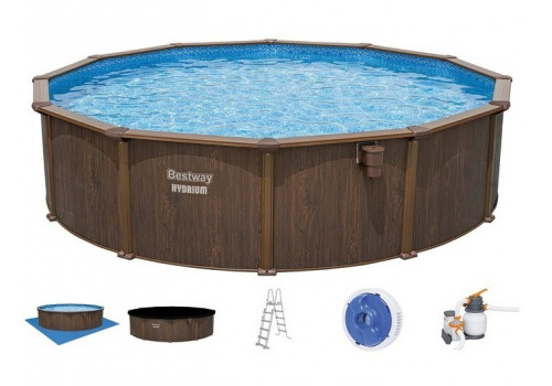 561CS BestWay Стальной морозоустойчивый бассейн, 549х130см+фильтр песчаный (561CS)