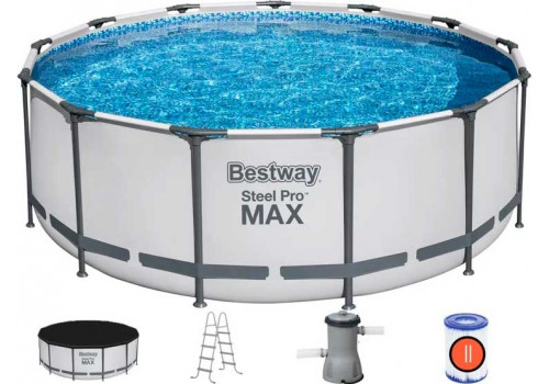 Круглый каркасный бассейн Bestway, 396х122см (5618W)