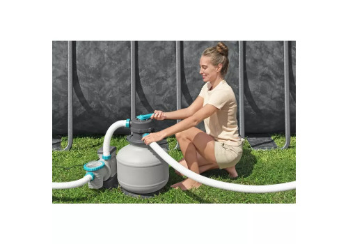 561KJ Bestway, Каркасный прямоугольный бассейн APX-365, 956х488х132см