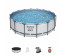 5612Z Bestway Круглый каркасный бассейн 488х122см+фильтр-насос, лестница, тент